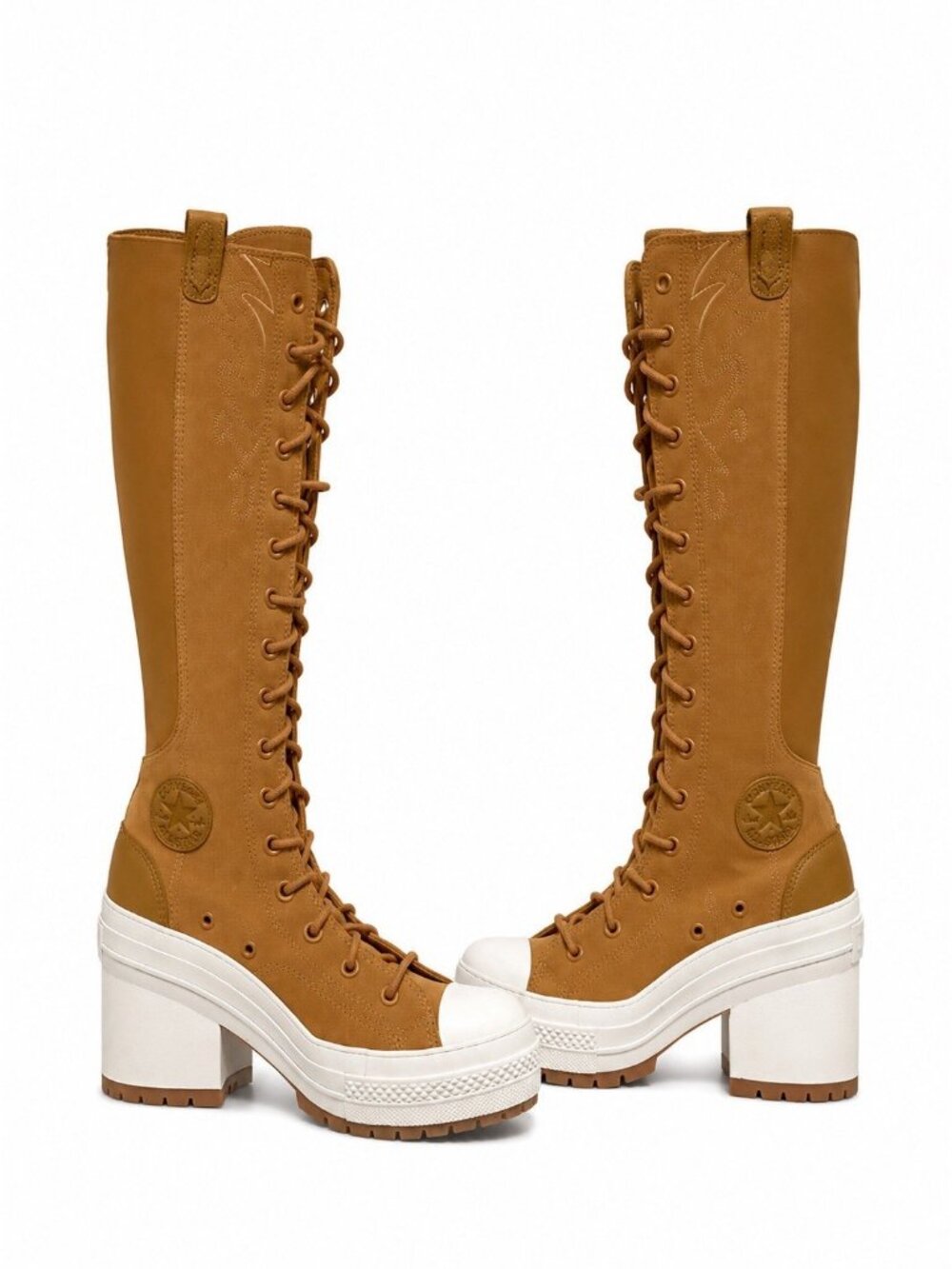 Converse Chuck 70 De Luxe Heel XX Platform High Western Boots Size 6 A15660C